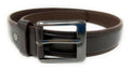 Casaba Italian Style Leather Belts for Kids Boys 2 to 10 years-Brown-S-