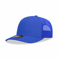 Decky 6021 Mid Prof 6Panel Poly/Cot Trucker Hats Caps Series One Solids-Royal-