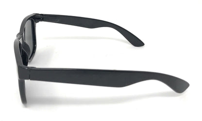 Classic Polarized Sunglasses Club Aviator Bamboo Sports Mirror Men's Women's-Black (lens) Black (frame)-