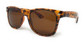 Polarized Sunglasses Classic Way Bamboo Mirror Mens Womens Teens-Brown (lens) Tortoise (frame)-