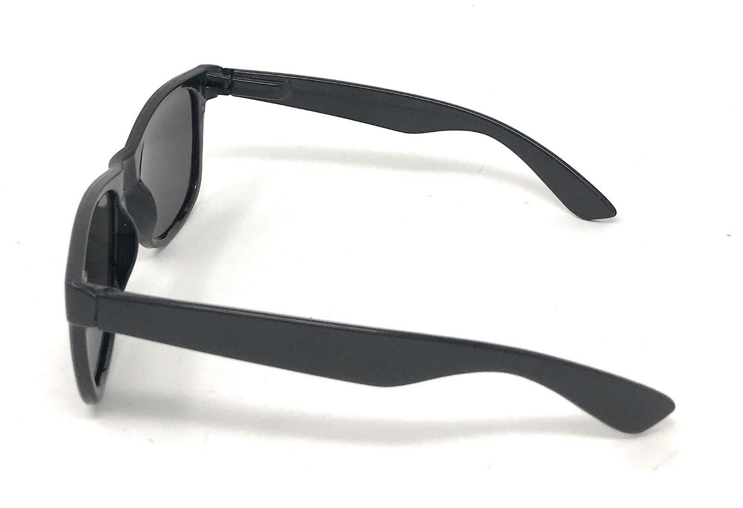 Polarized Sunglasses Classic Way Bamboo Mirror Mens Womens Teens-Black (lens) Black (frame)-