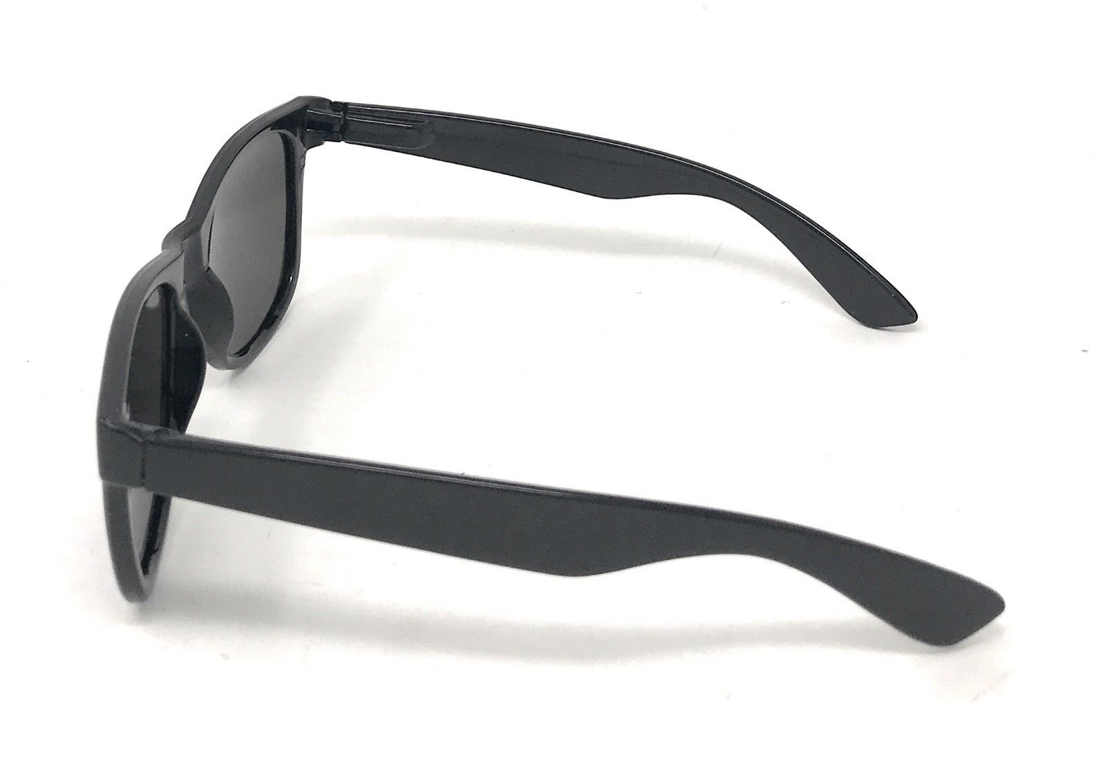 Polarized Sunglasses Classic Way Bamboo Mirror Mens Womens Teens-Black (lens) Black (frame)-