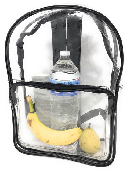 100 LOT CLEAR TRANSPARENT SCHOOL BAG BACKPACK SHOULDER TRAVEL BOOK WHOLESALE LOT-
