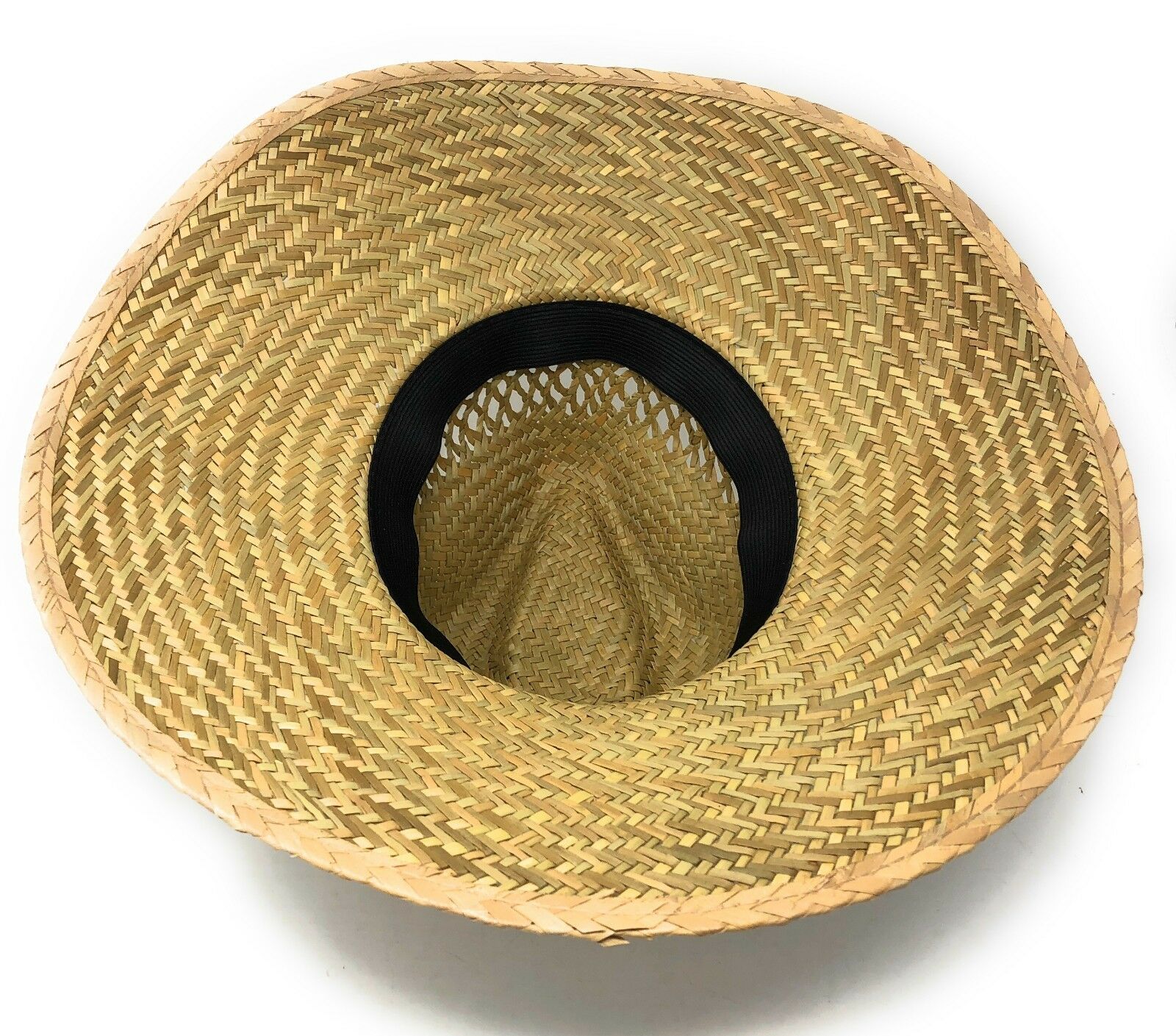 Stylish Straw Hats Caps Lifeguard Sombrero Postal Sun Beach Wide Brim Unisex-Plain-