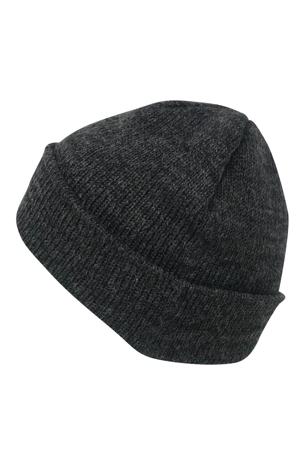 Casaba Winter Double Layer Beanies Toboggan Washed Skull Caps Hats for Men Women-Black-