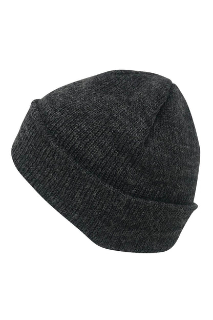 Casaba Winter Double Layer Beanies Toboggan Washed Skull Caps Hats for Men Women-Black-