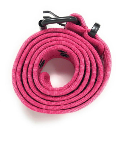 Casaba Canvas Belts Double Row 2 Holes Grommet Fabric Military Mens Women Unisex-Black-Small (30"- 32")-