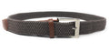Casaba Stretch Braided Golf Belts Woven Elastic Adjustable Fit Mens Womens-Coffee-Small-