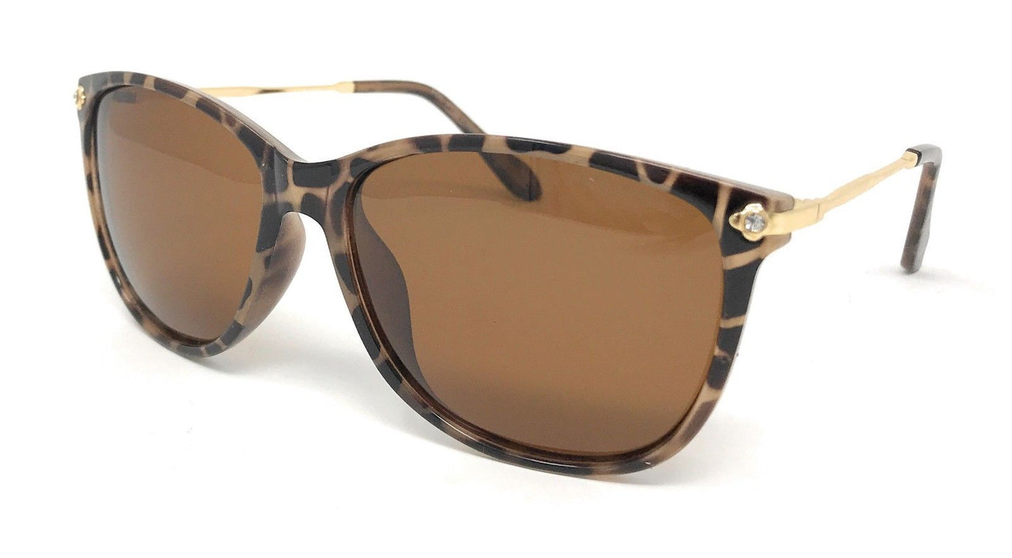 Classic Polarized Sunglasses Club Aviator Bamboo Sports Mirror Men's Women's-Black (lens) Black (frame)-