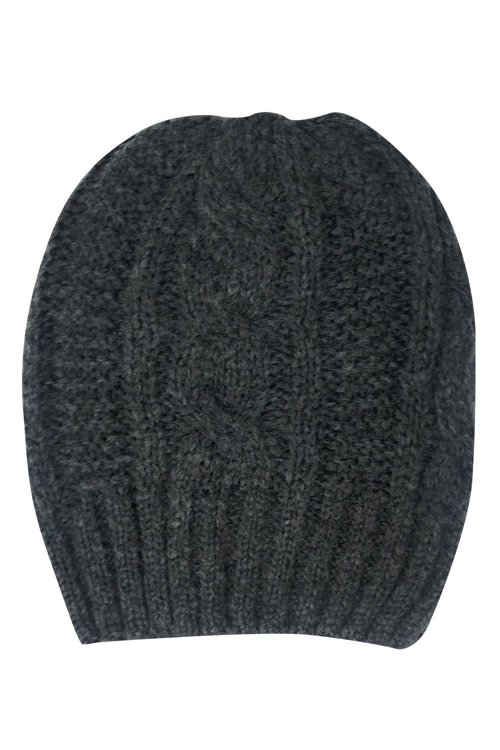 Casaba Warm Beanies Cable Knit Braided Slouch Long Hats Caps for Men Women-Black-