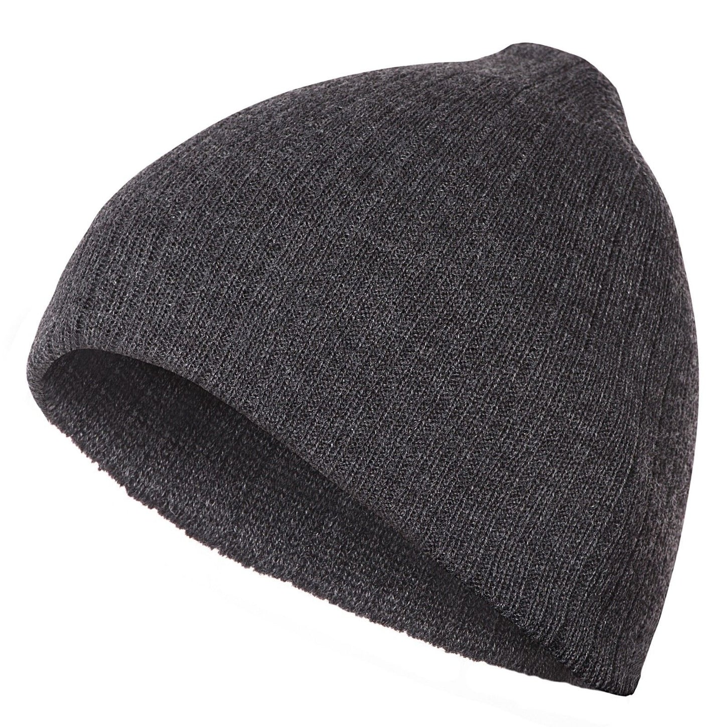 1 Dozen Casaba Warm Beanie Hat Cap for Men Women Short Ski Toboggan Knit Winter-Black-