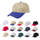 1 Dozen Heavy Brushed Cotton 6 Panel Low Crown Baseball Caps Hats Wholesale- 1 image