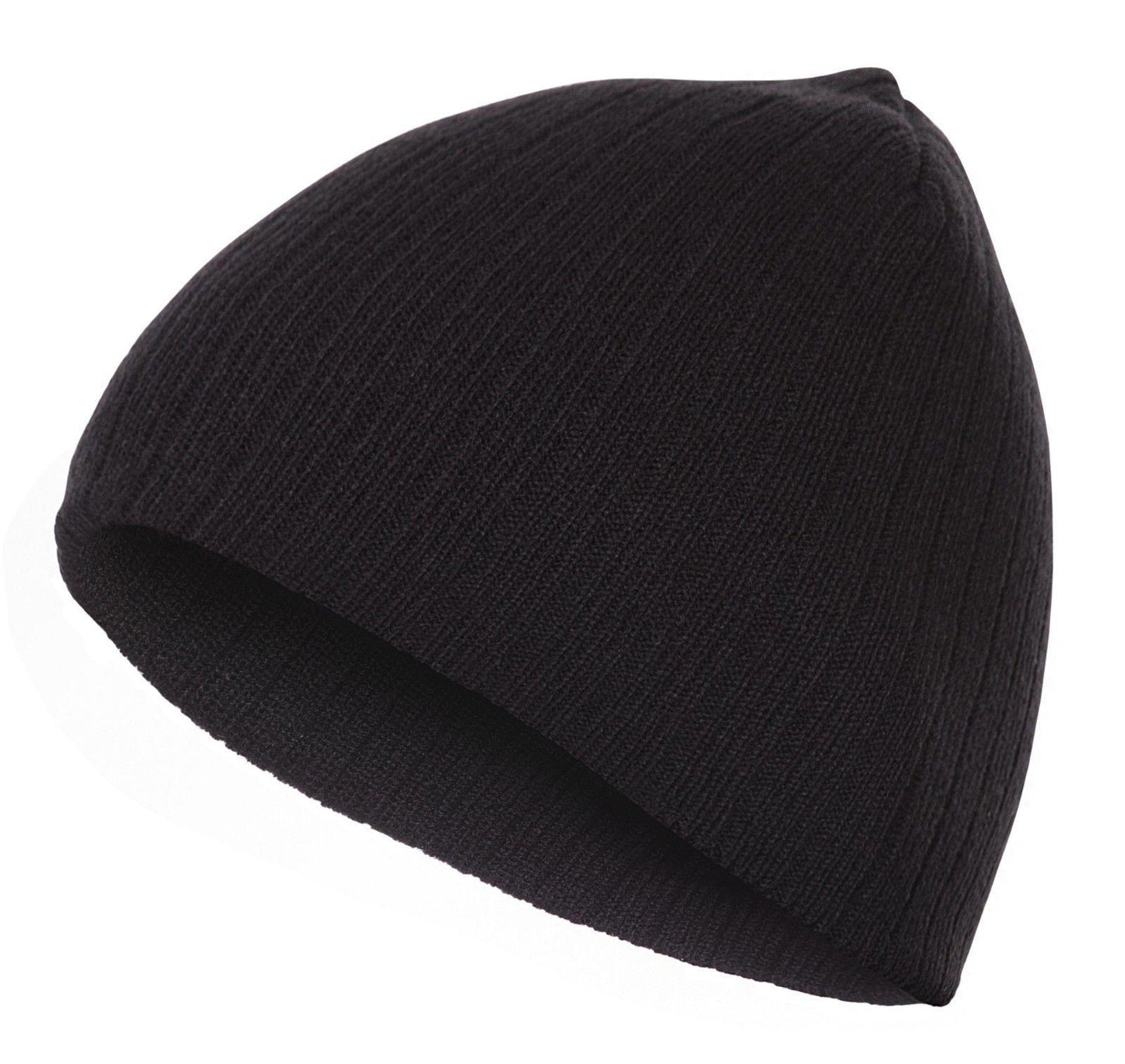 1 Dozen Casaba Warm Beanie Hat Cap for Men Women Short Ski Toboggan Knit Winter-Black-