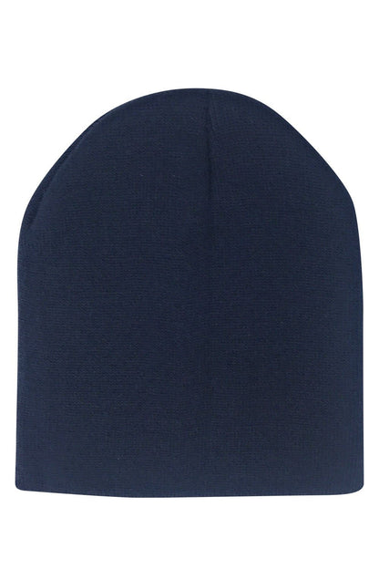 Casaba Beanies Hats Caps Short Uncuffed Knit Soft Warm Winter for Men Women-Black-
