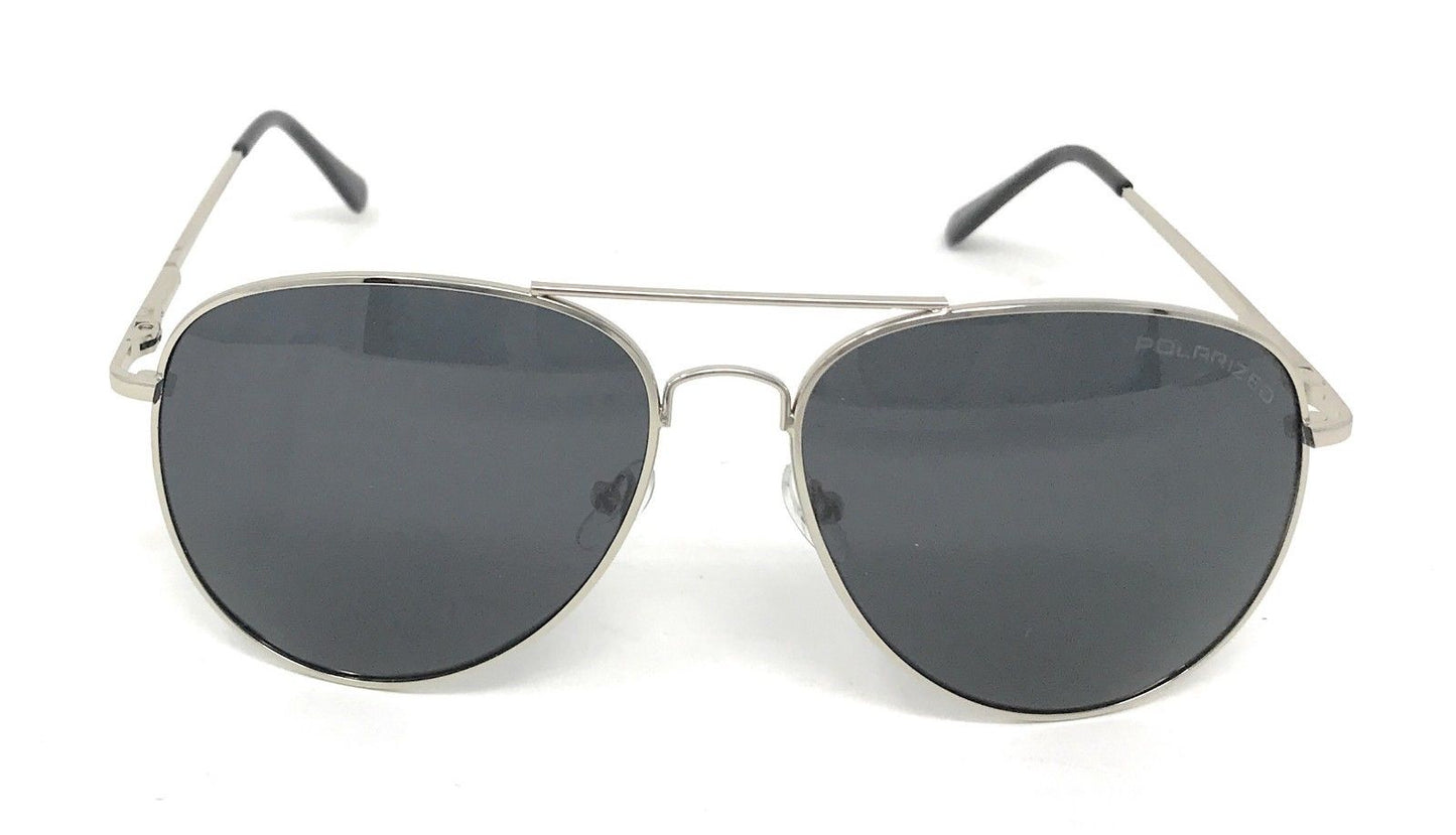 Classic Polarized Sunglasses Club Aviator Bamboo Sports Mirror Men's Women's-Black (lens) Black (frame)-