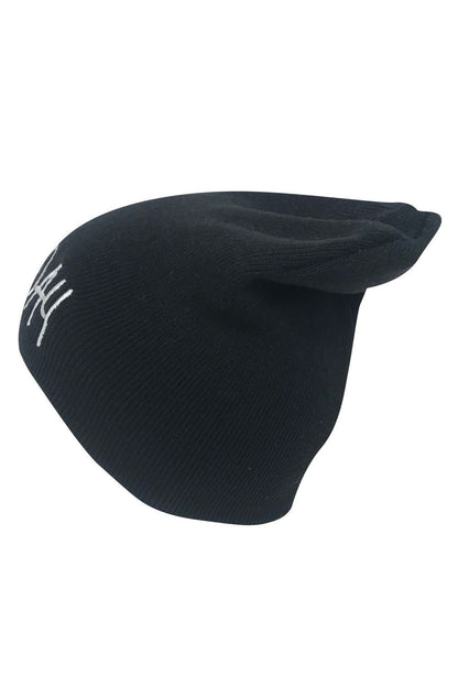 Casaba Warm Winter Beanies Bad Hair Day Embroidery Toboggan Caps Hats Men Women-Black-
