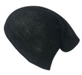 Casaba Stylish Long Slouch Beanies for Men Women 12 inch Skull Cap Toboggan Hat-Black-