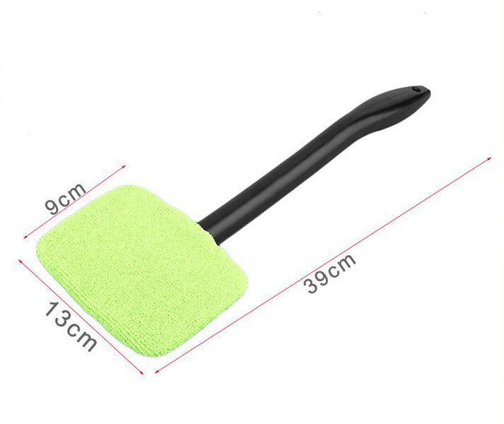 Essential Car Truck Windshield Cleaner Brush for Glass Window 2 Microfiber Cloth-
