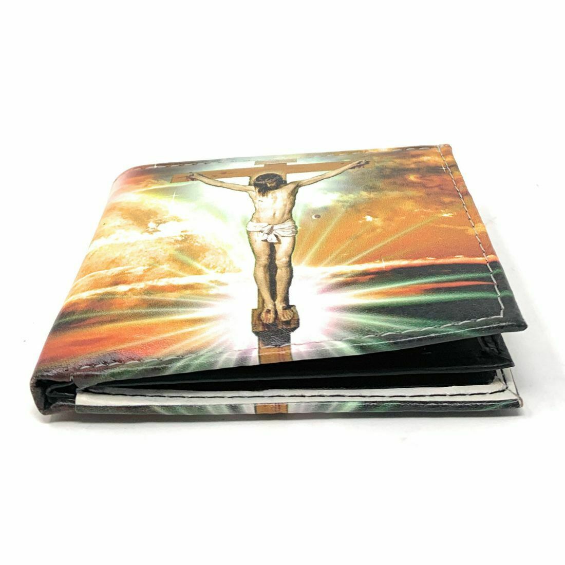 Christian Jesus Bifold Wallets In Gift Box Mens Womens Kids-LL-FATIMA-