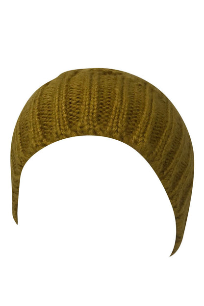 Casaba Warm Beanies Cable Knit Braided Slouch Long Hats Caps for Men Women-Black-