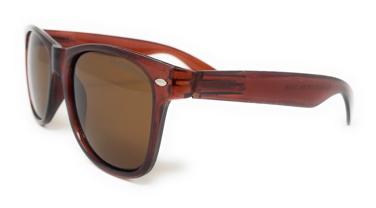 Classic Polarized Sunglasses Club Aviator Bamboo Sports Mirror Men's Women's-Black (lens) Black (frame)-