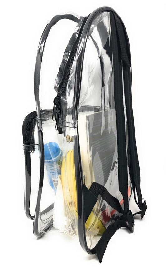 100 LOT CLEAR TRANSPARENT SCHOOL BAG BACKPACK SHOULDER TRAVEL BOOK WHOLESALE LOT-