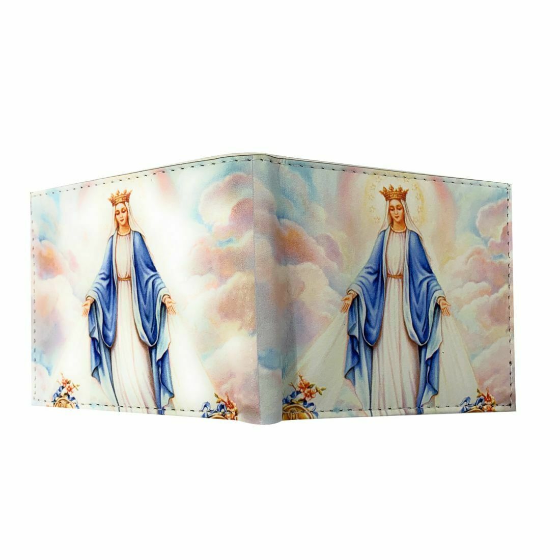 Christian Jesus Bifold Wallets In Gift Box Mens Womens Kids-LL-FATIMA-