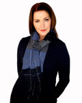 Casaba Womens Warm Winter Scarves Scarf Wraps Shawls Blankets Triangle Plaid-Black-Elegance-Plaid-