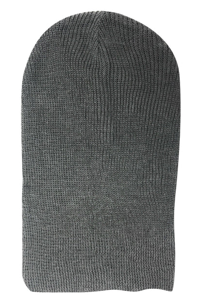 Casaba Stylish Long Slouch Beanies for Men Women 12 inch Skull Cap Toboggan Hat-Black-