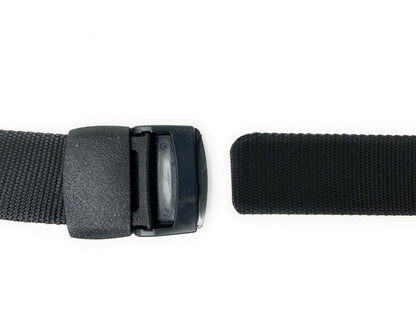 Casaba Stylish Webbed Belts for Men Women European Golf Style Perfect Fit-Black-Small (30"- 32")-
