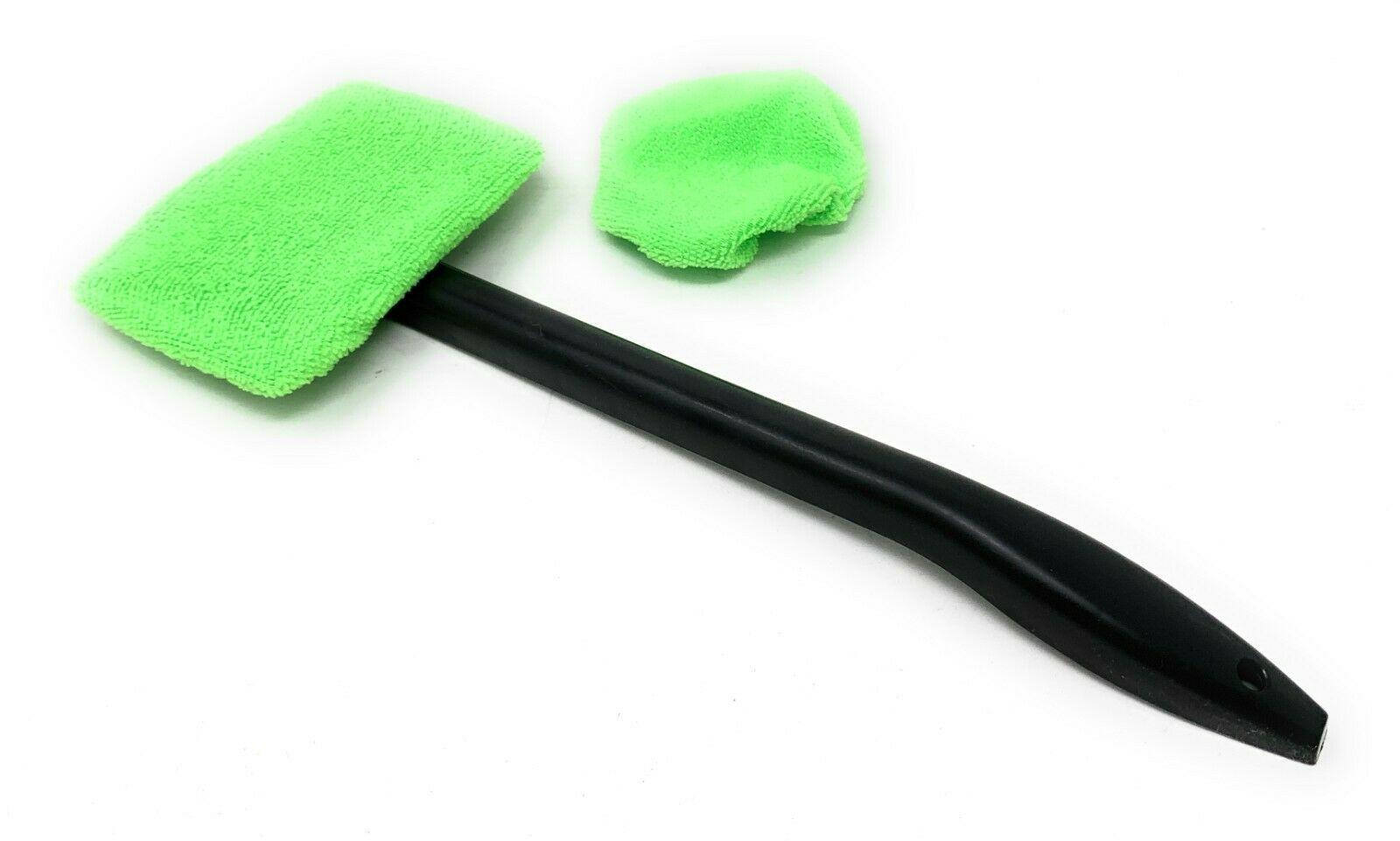 Essential Car Truck Windshield Cleaner Brush for Glass Window 2 Microfiber Cloth-