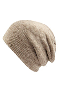 Casaba Winter Double Layer Beanies Toboggan Washed Skull Caps Hats for Men Women-Tan-