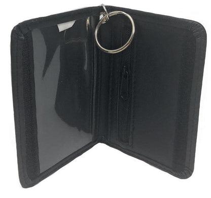1 Dozen Slim Wallet Double ID Holder w/ Keys Ring Coin Pocket Wholesale Bulk-