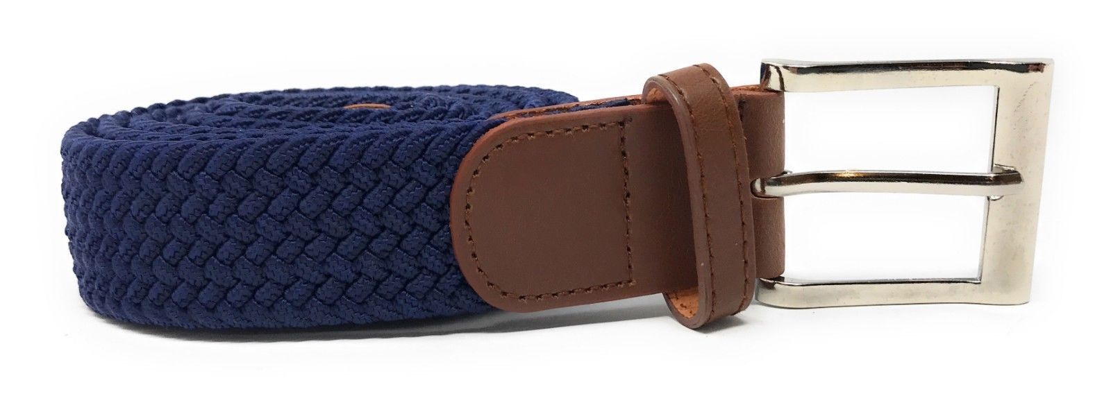 Casaba Stretch Braided Golf Belts Woven Elastic Adjustable Fit Mens Womens-Olive-Small-