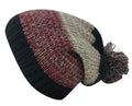 Casaba Festive Warm Winter Beanies Toboggan Pom for Men Women Thick Caps Hats-Black-