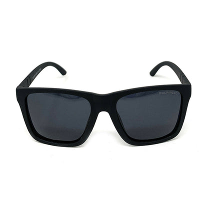 Polarized Sunglasses Classic Style Lens Driving Fishing Mens Womens With Pouch-Black Matte-