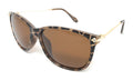 Classic Polarized Sunglasses Club Aviator Bamboo Sports Mirror Men's Women's-Brown/Leopard (Women's Way)-