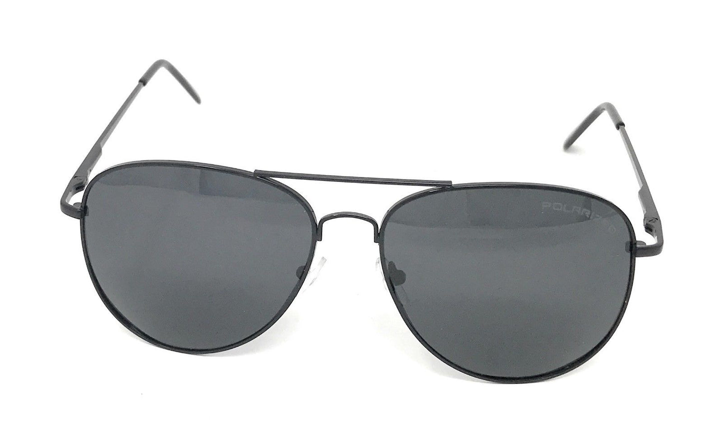 Classic Polarized Sunglasses Club Aviator Bamboo Sports Mirror Men's Women's-Black (lens) Black (frame)-
