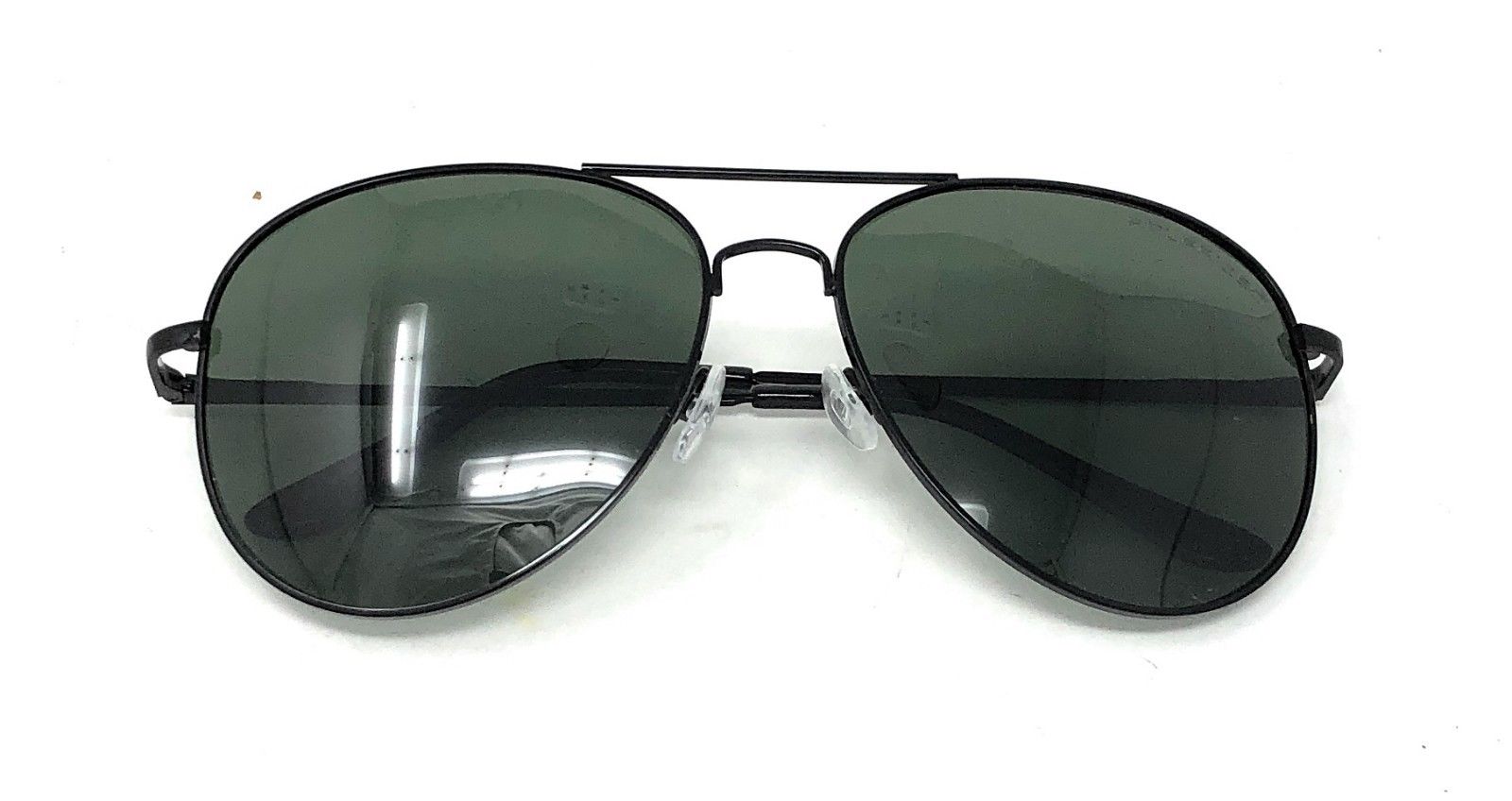 Classic Polarized Sunglasses Club Aviator Bamboo Sports Mirror Men's Women's-Black (lens) Black (frame)-
