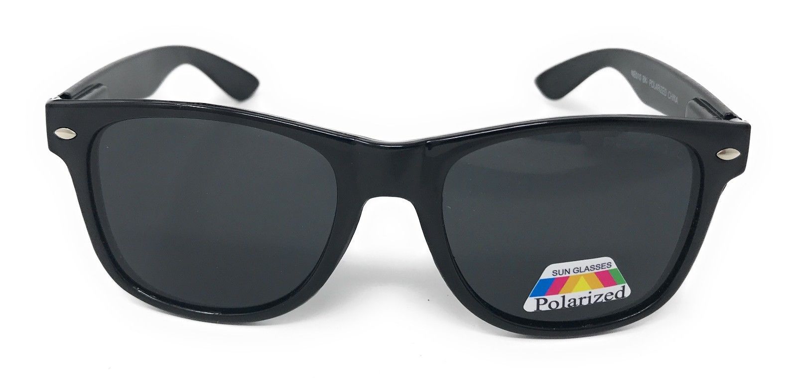 Classic Polarized Sunglasses Club Aviator Bamboo Sports Mirror Men's Women's-Black (lens) Black (frame)-