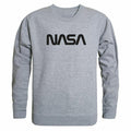 NASA Official Text Logo Crewneck Sweatshirts Sweaters Unisex-Heather Grey-S-