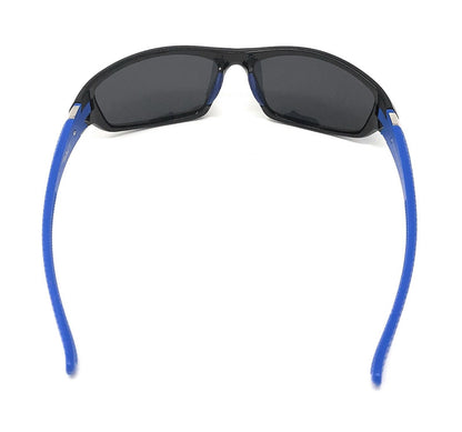Classic Polarized Sunglasses Club Aviator Bamboo Sports Mirror Men's Women's-Black (lens) Black (frame)-