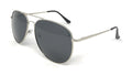 Classic Polarized Sunglasses Club Aviator Bamboo Sports Mirror Men's Women's-Black Smoke / Silver (Aviator)-