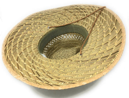 Stylish Straw Hats Caps Lifeguard Sombrero Postal Sun Beach Wide Brim Unisex-Plain-