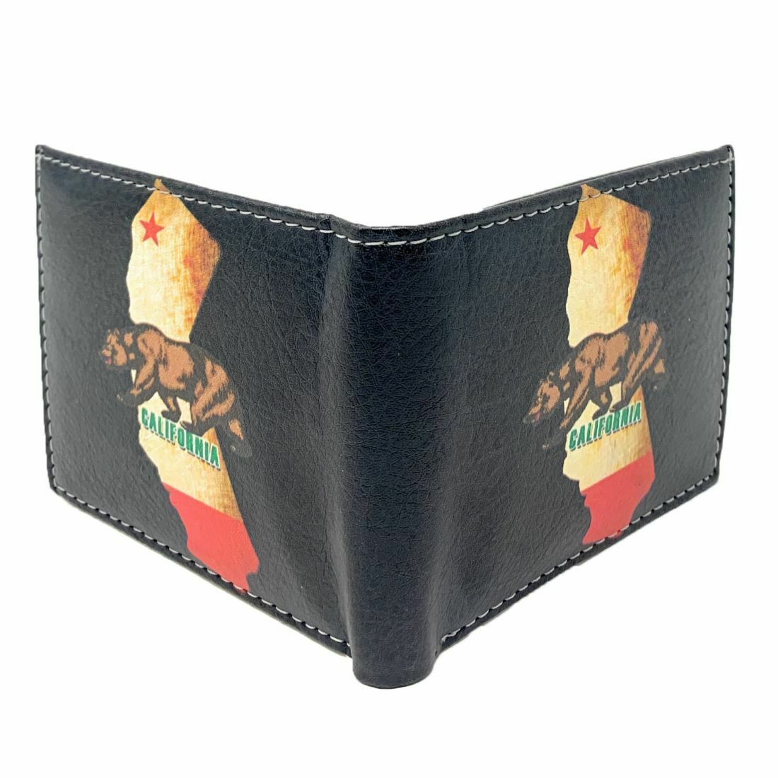California Cali Bear Bifold Wallets In Gift Box Mens Womens Kids-Star-