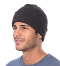 Casaba Warm Winter Beanies Hat Cap for Men Women Toboggan Cuffed Knit Slouch-Heather Charcoal-