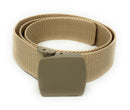 Casaba Stylish Webbed Belts for Men Women European Golf Style Perfect Fit-Khakhi-Small (30"- 32")- 3 image