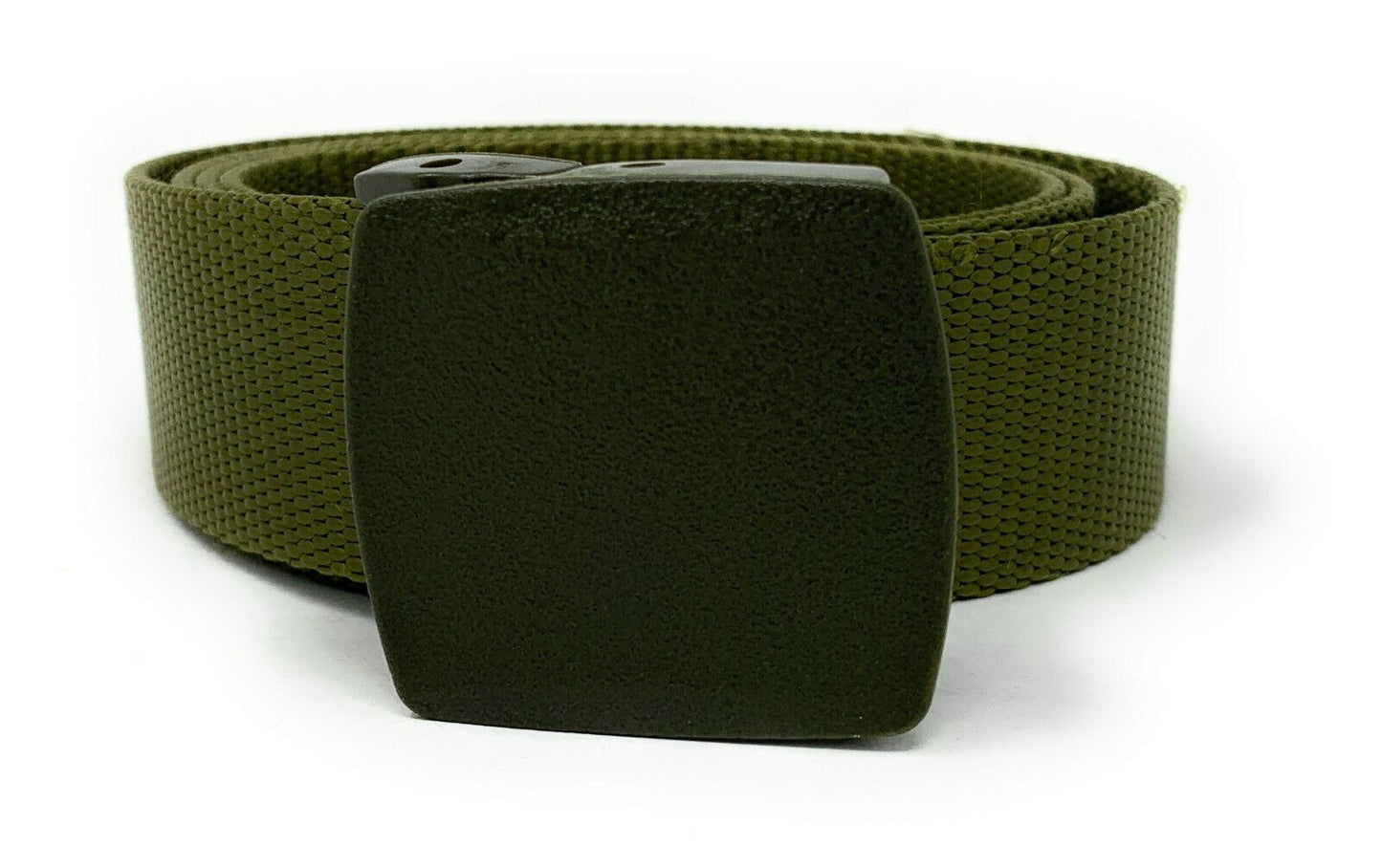 Casaba Stylish Webbed Belts for Men Women European Golf Style Perfect Fit-Olive Green-Small (30"- 32")-