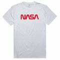 NASA Official Text Logo Cotton T-Shirts Unisex-White-S-