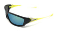 Classic Polarized Sunglasses Club Aviator Bamboo Sports Mirror Men's Women's-Mirror/Yellow (Sports Eagle Slim)-